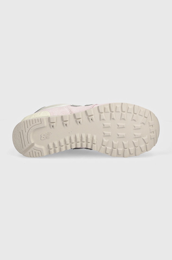 Semišové tenisky New Balance 574 WL574DL2 růžová