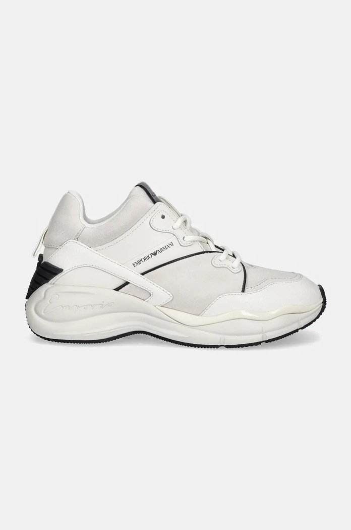Велурени маратонки Emporio Armani X3X228.XR227.R043 бял AW24