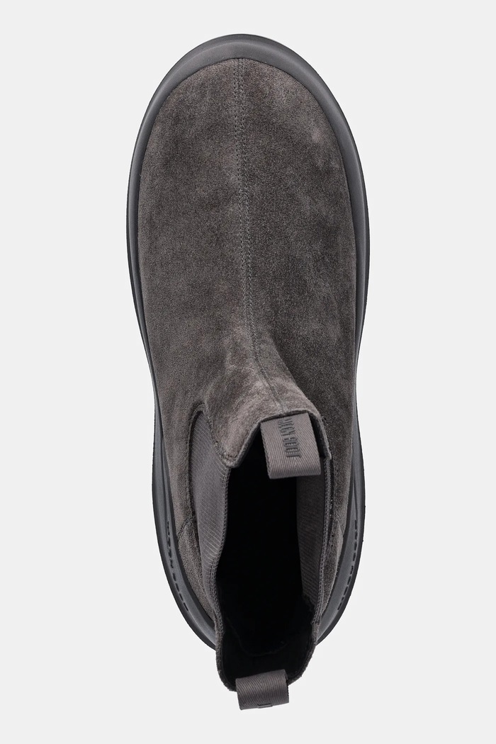 Замшевые сапоги Moon Boot MB LUNA CHELSEA SUEDE серый 80D2480050.H005
