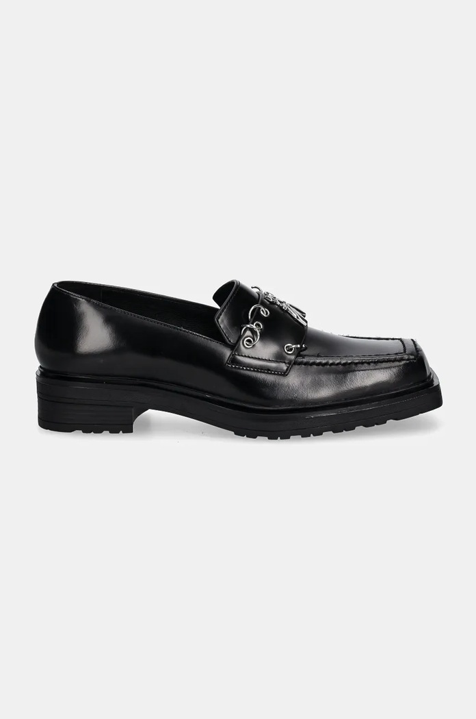 Kožené mokasíny Patrizia Pepe 2Z0014.L084.K103 černá AW24