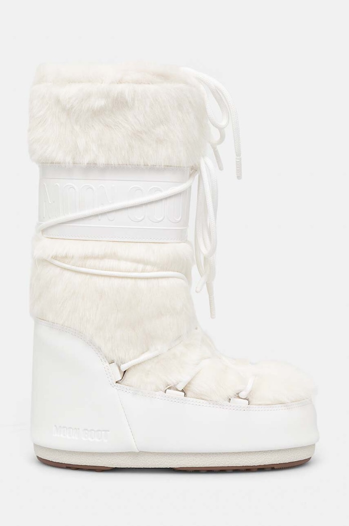 Μπότες χιονιού Moon Boot MB ICON FAUX FUR 80D1408900.A002 λευκό AW24