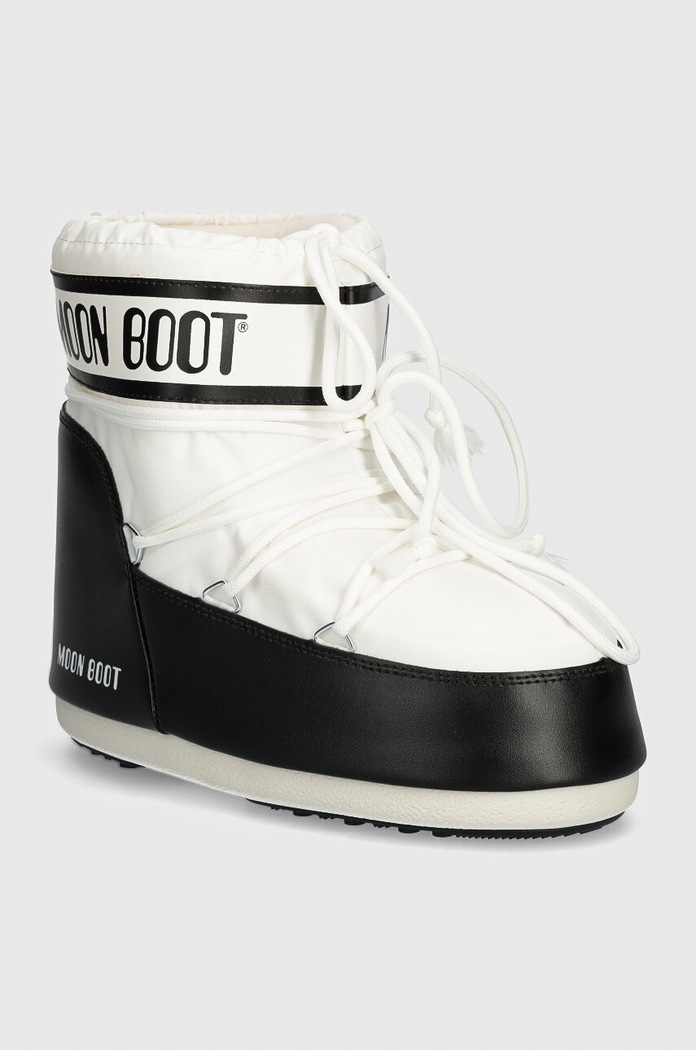 Čizme za snijeg Moon Boot MB ICON LOW NYLON bez kopčanja bijela 80D1409340.A001
