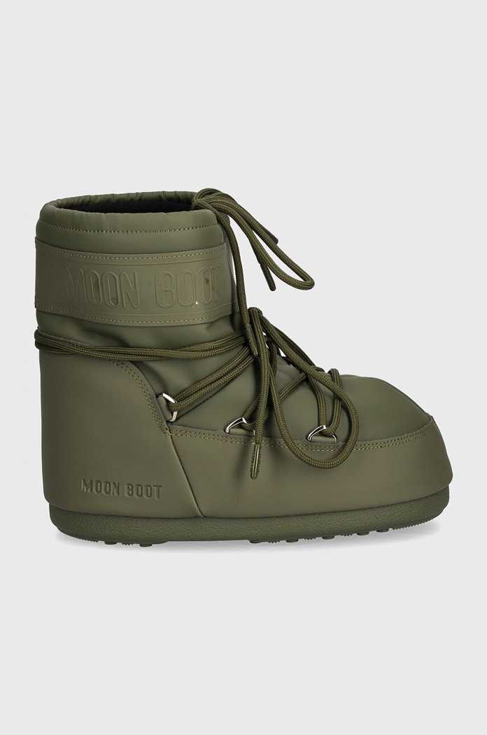 Moon Boot śniegowce MB ICON LOW RUBBER 80D1409380.M006 zielony AW24