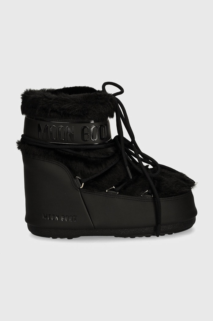 Μπότες χιονιού Moon Boot MB ICON LOW FAUX FUR 80D1409390.N001 μαύρο AW25