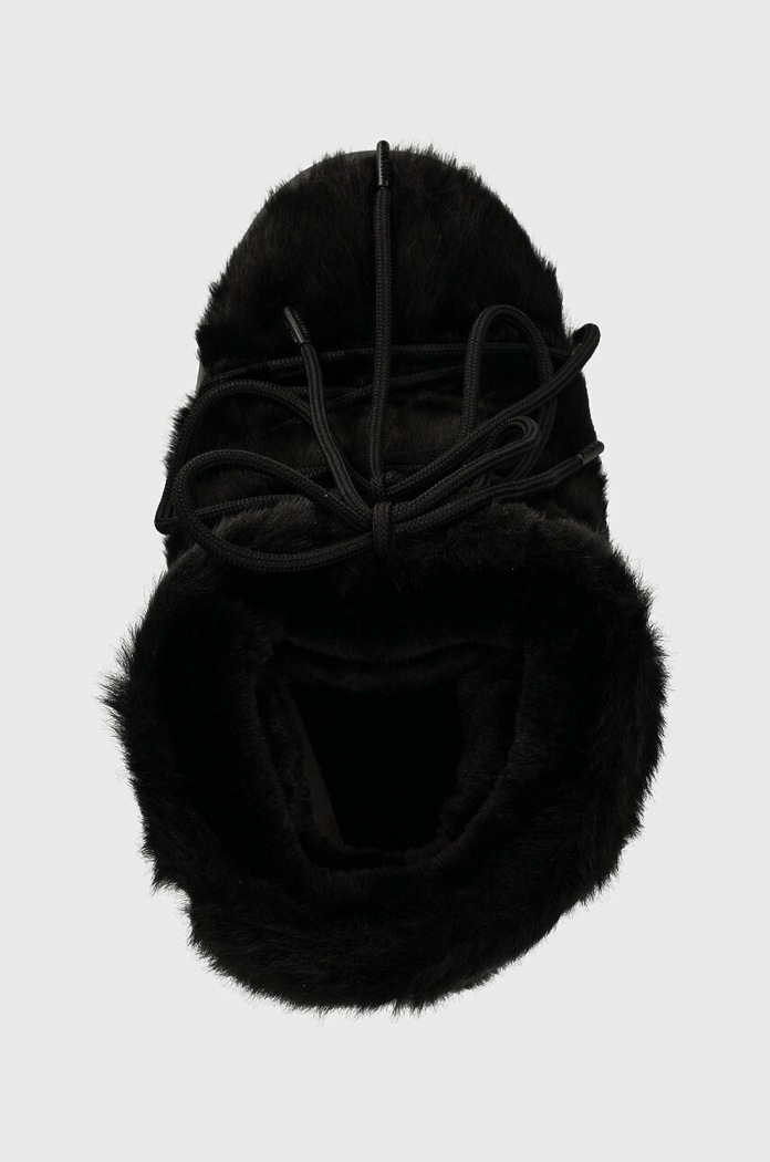 Μπότες χιονιού Moon Boot MB ICON LOW FAUX FUR μαύρο 80D1409390.N001