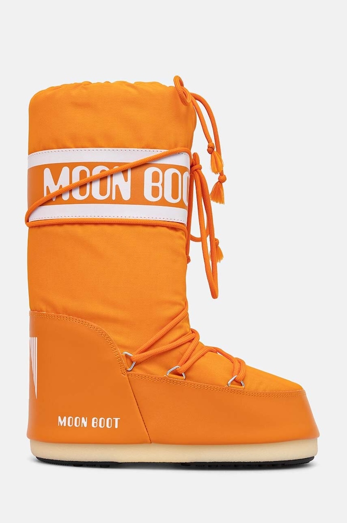 Moon Boot śniegowce MB ICON NYLON syntetyczny pomarańczowy 80D1400440.C001