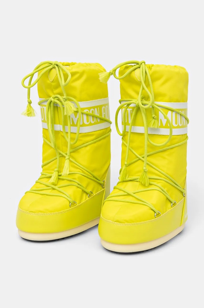Moon Boot śniegowce MB ICON NYLON 80D1400440.B001 zielony AW24