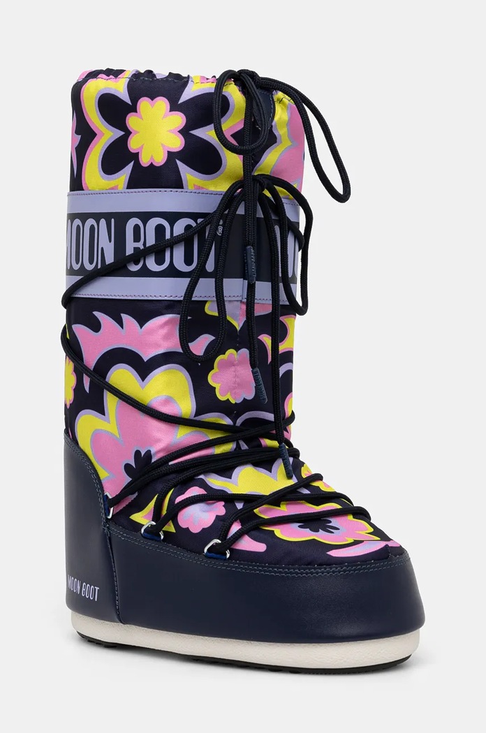 Moon Boot śniegowce MB ICON FLOWER syntetyczny multicolor 80D1402940.JB10
