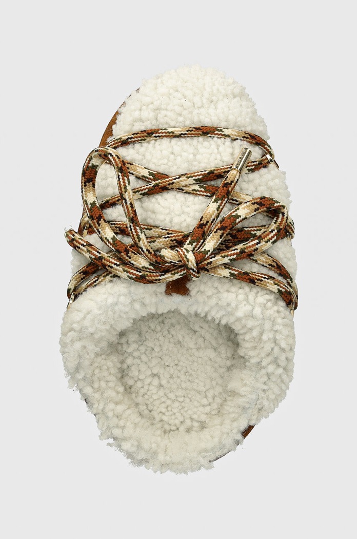 Copati Moon Boot MB MULE SHEARLING rjava 80D1460240.MA03