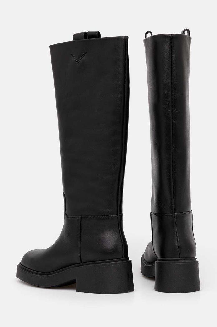 Obuwie Furla kozaki skórzane College High Boot YI50FCG.WU0000.3350S czarny