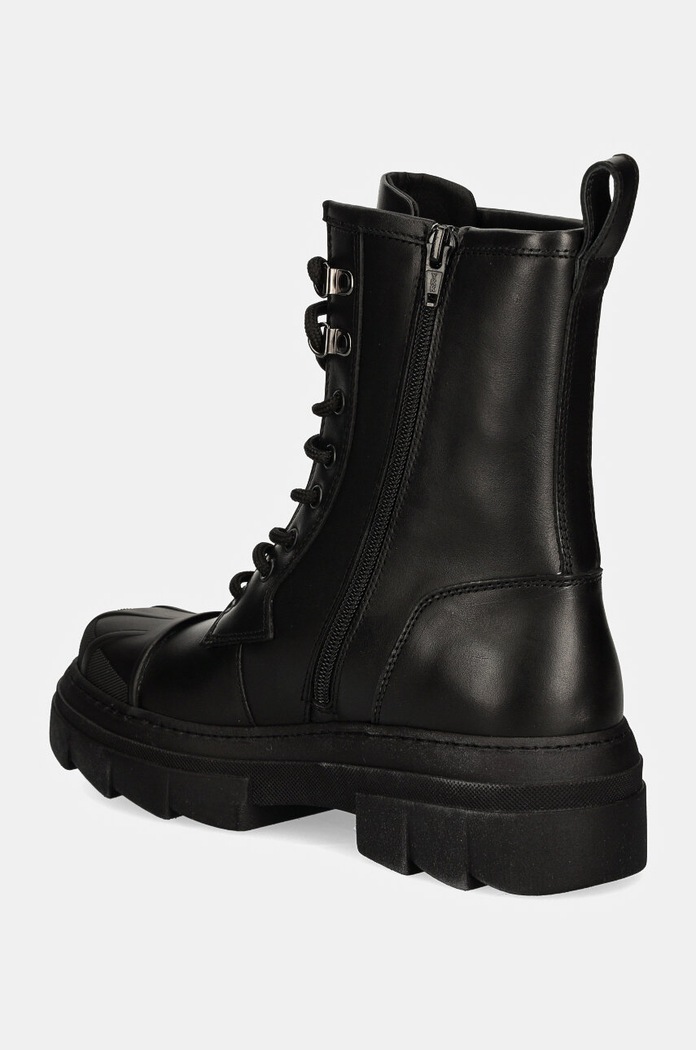 Boty Kožené workery Furla Gum Army Boot YI60FGU.BX3508.O6000 černá