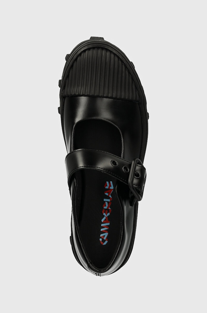 CAMPERLAB pantofi de piele Traktori negru A500022.001