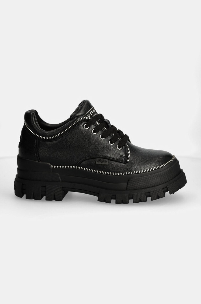 Cipele Buffalo Aspha Cls Zip 1622476.BLK crna AW24