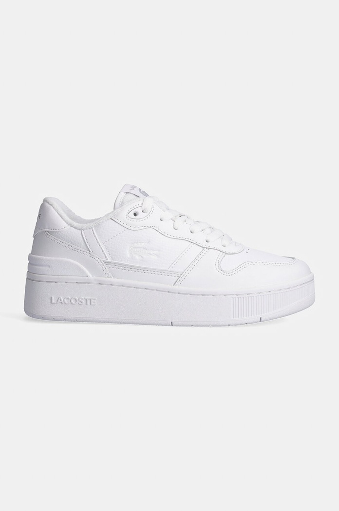Δερμάτινα sneakers Lacoste T-Clip Platform 48SFA0046 λευκό AW24
