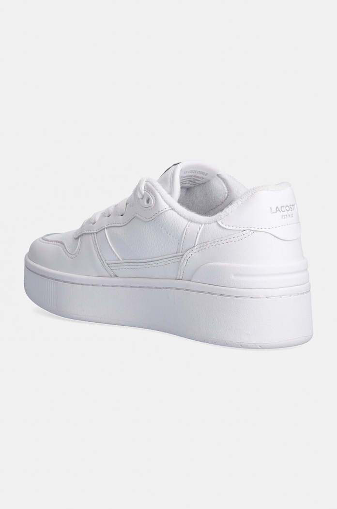 Παπούτσια Δερμάτινα sneakers Lacoste T-Clip Platform 48SFA0046 λευκό