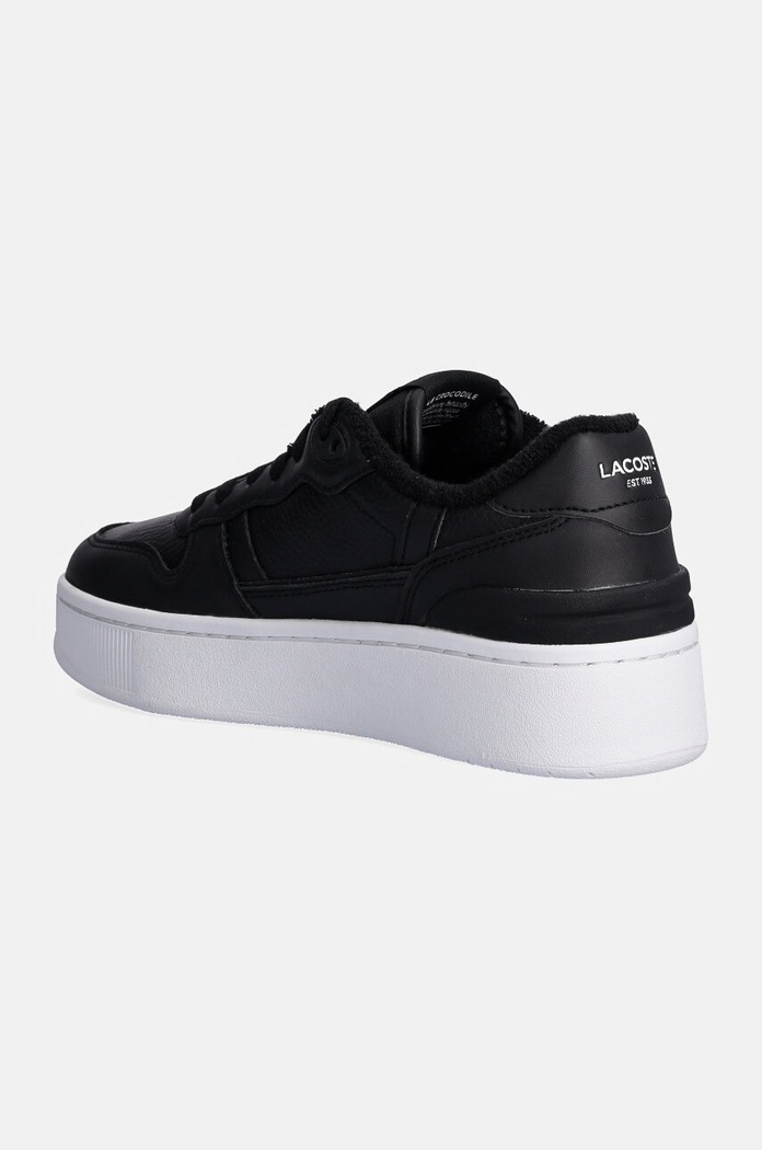 Încălțăminte Lacoste sneakers din piele T-Clip Platform 48SFA0046 negru