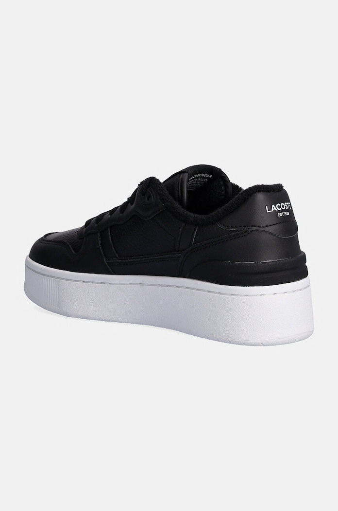 Încălțăminte Lacoste sneakers din piele T-Clip Platform 48SFA0046 negru
