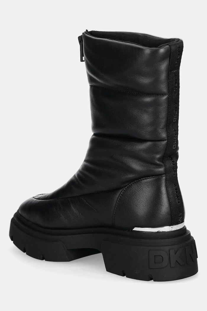 Obuwie Dkny botki skórzane Fiza K4419113.BLK czarny