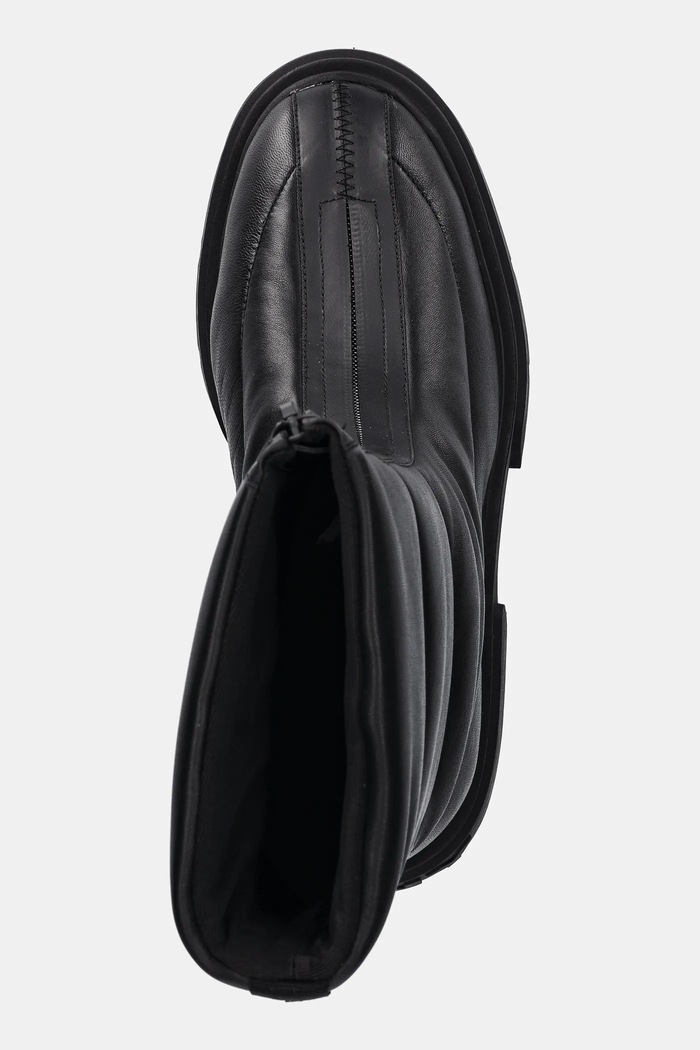 Dkny botki skórzane Fiza czarny K4419113.BLK