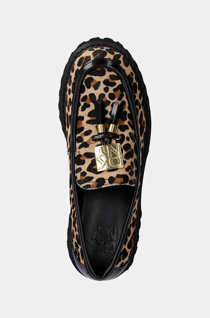 Dkny bőr mokaszin Gillian fekete K3447567.LEO
