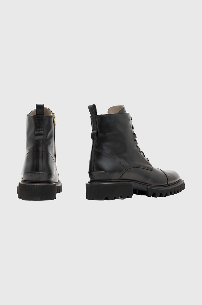 Кожени боти AllSaints Lydia Boot W040FB черен