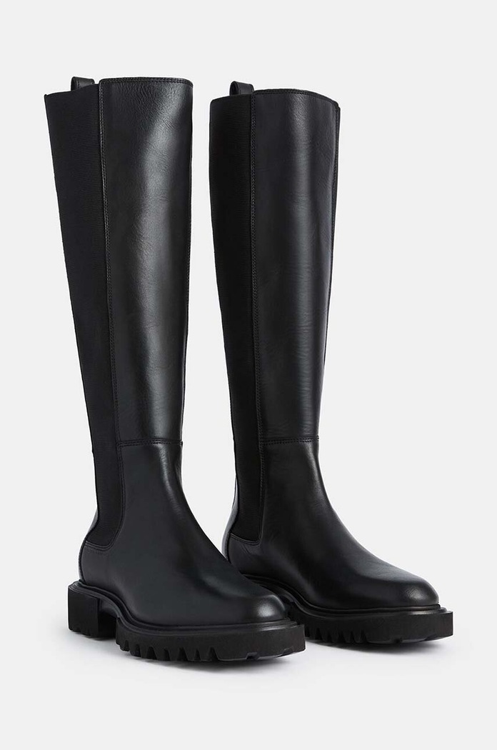 Kozačky AllSaints Maeve Boot W098FB černá AW24