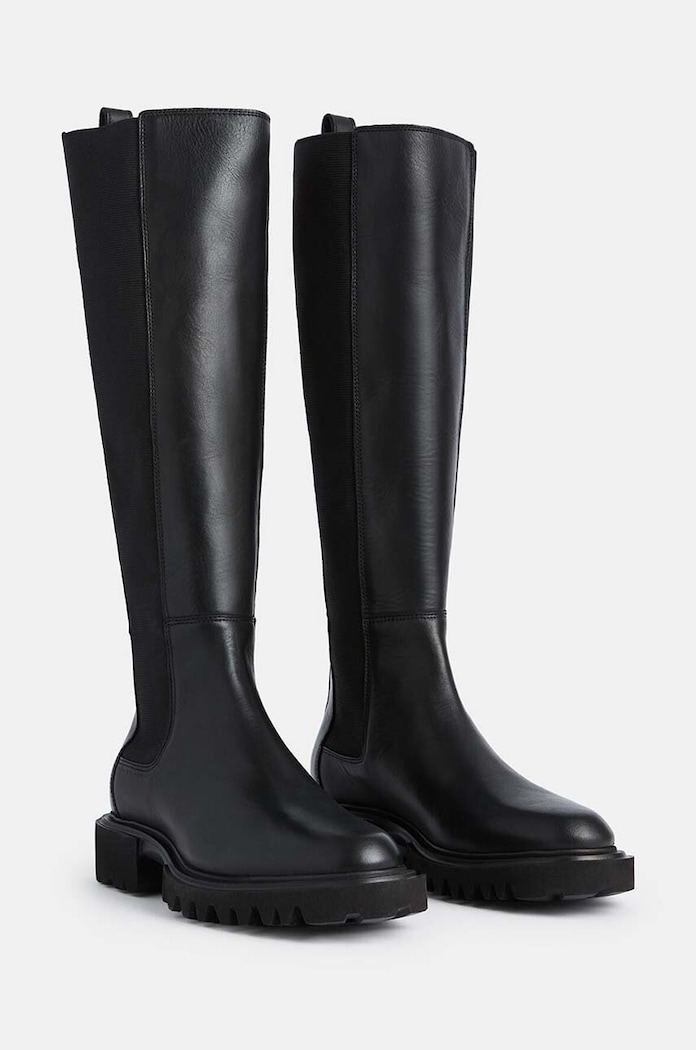 Kozačky AllSaints Maeve Boot W098FB černá AW24