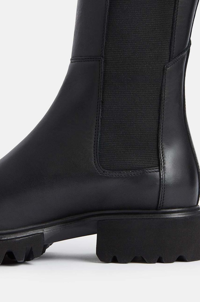 Kozačky AllSaints Maeve Boot černá W098FB