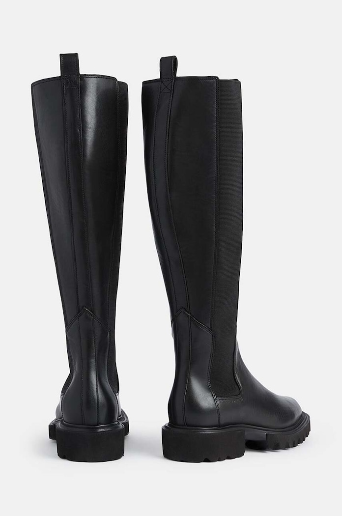 Kozačky AllSaints Maeve Boot W098FB černá