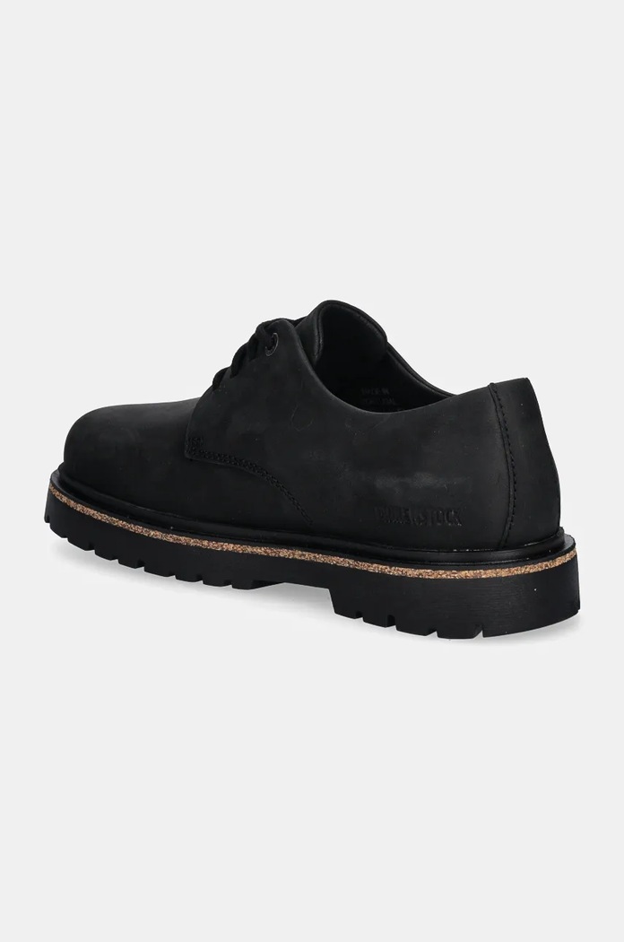 Shoes Birkenstock nubuck half-shoes Highwood Lace 1028137 black