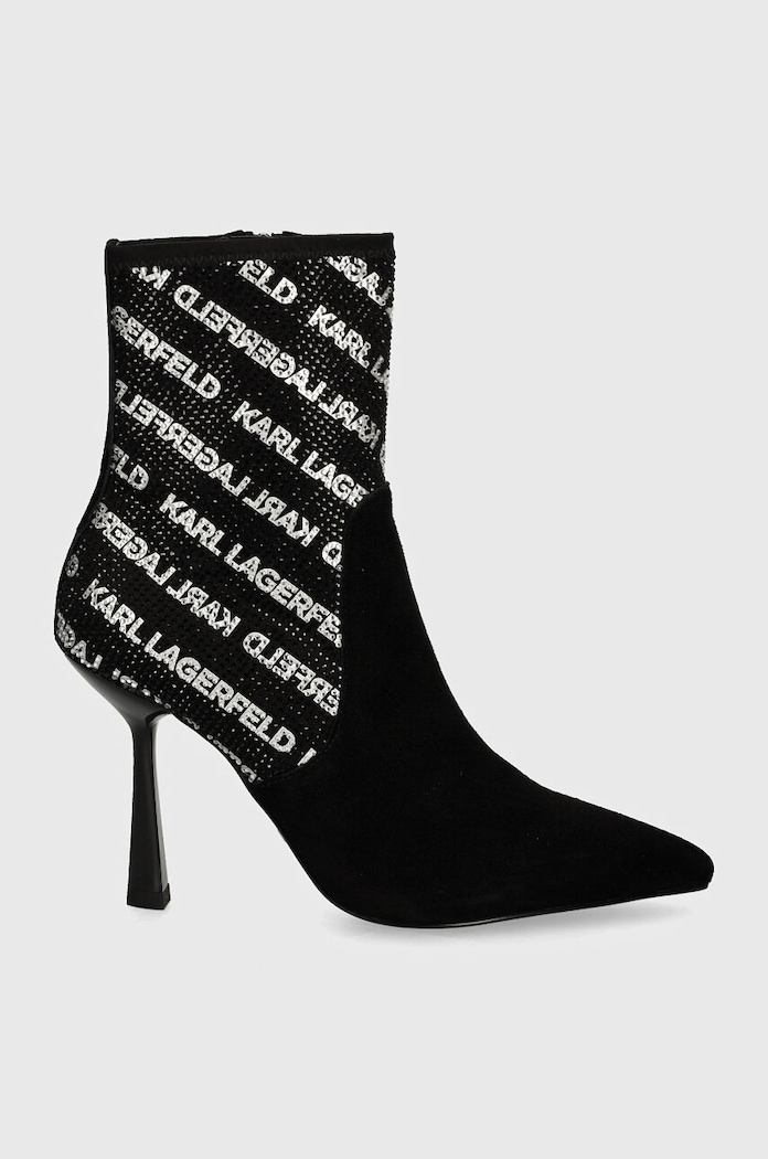 Členkové topánky Karl Lagerfeld PANDARA II KL31354.700 čierna AW24