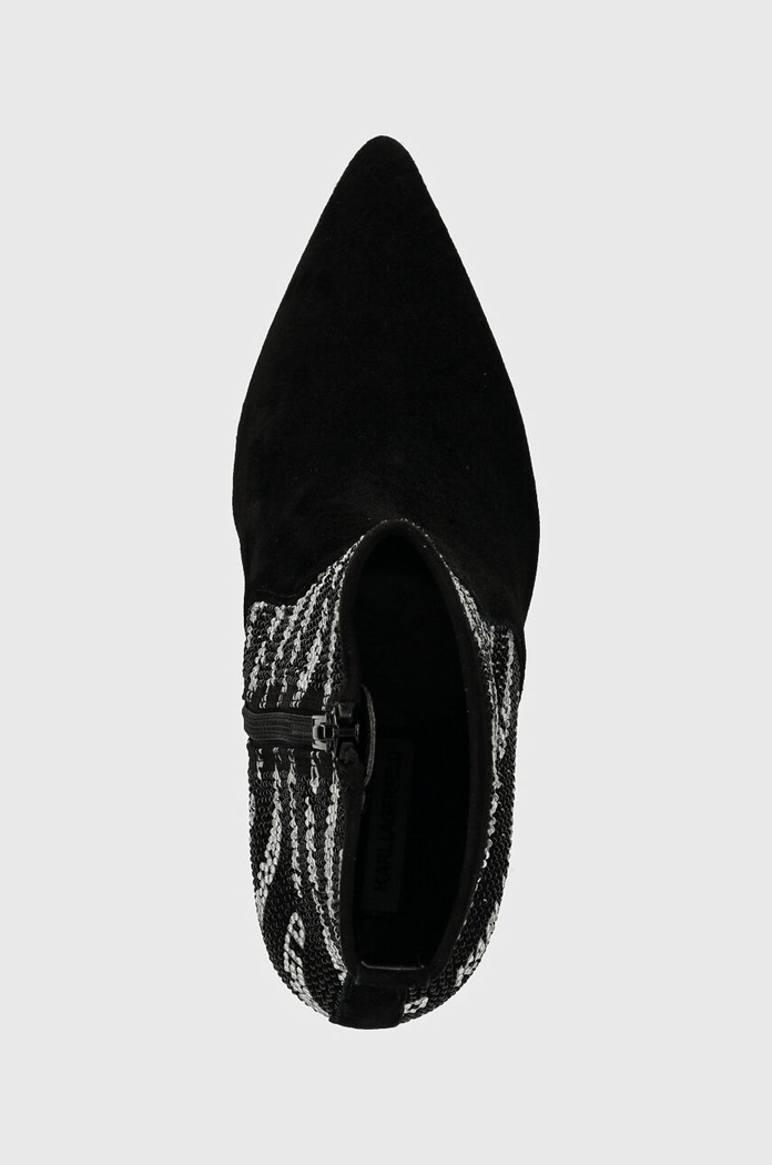 Členkové topánky Karl Lagerfeld PANDARA II čierna KL31354.700