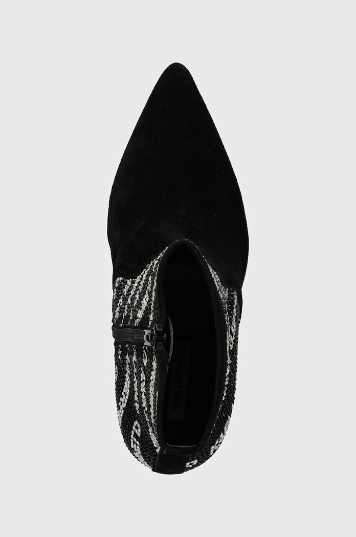 Členkové topánky Karl Lagerfeld PANDARA II čierna KL31354.700