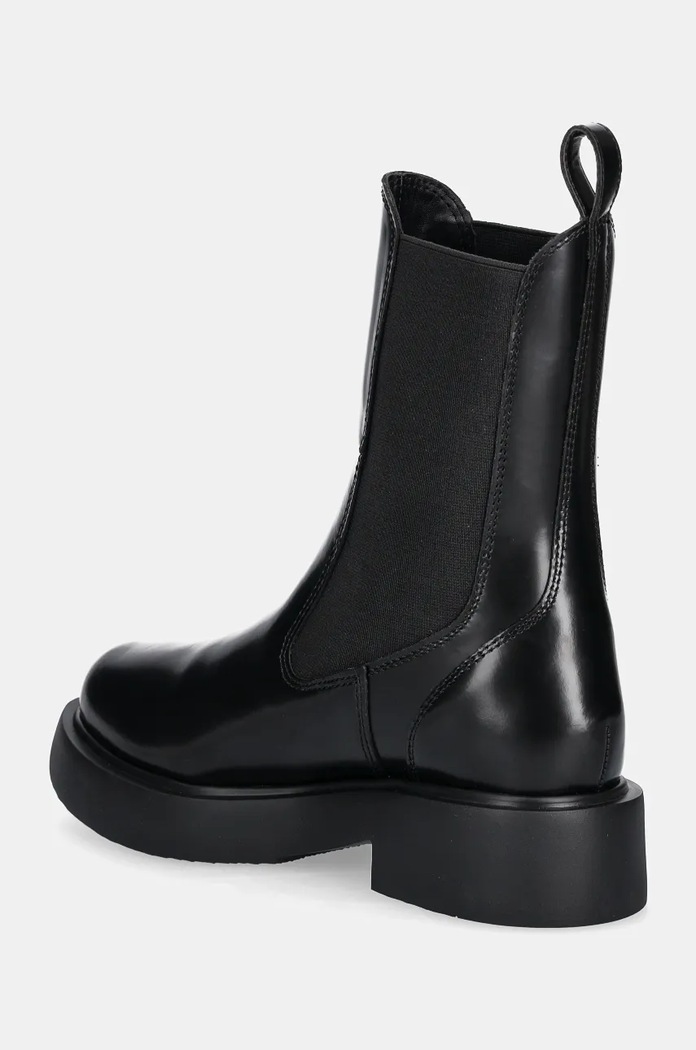 Boty Love Moschino Kožené kotníkové boty Love Moschino JA24204G0LJD0000 černá