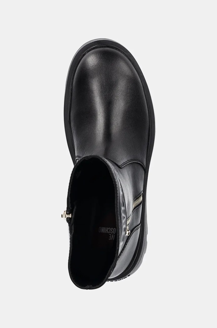 Kožne gležnjače Love Moschino crna JA24245G0LIA0000