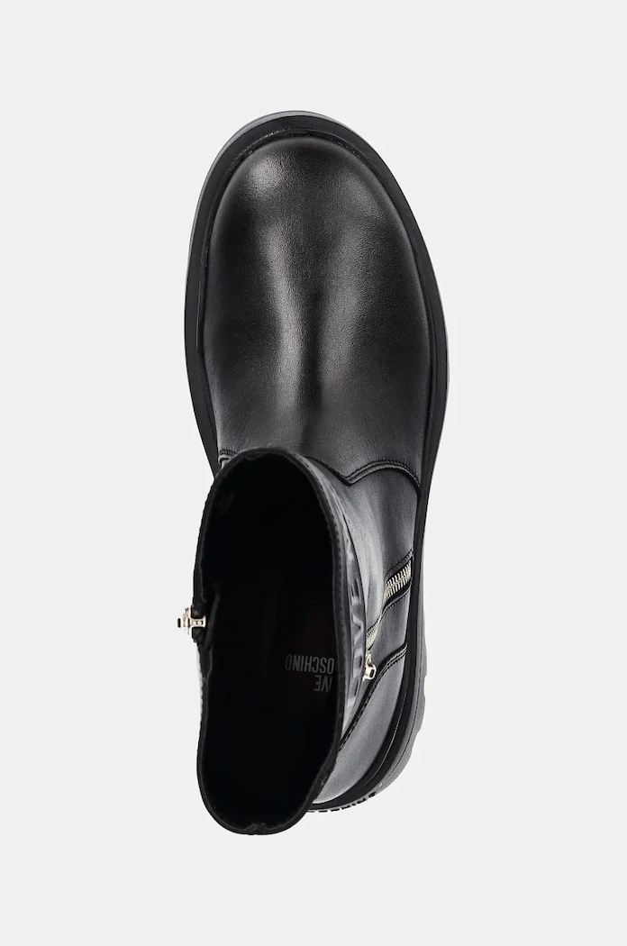 Kožne gležnjače Love Moschino crna JA24245G0LIA0000