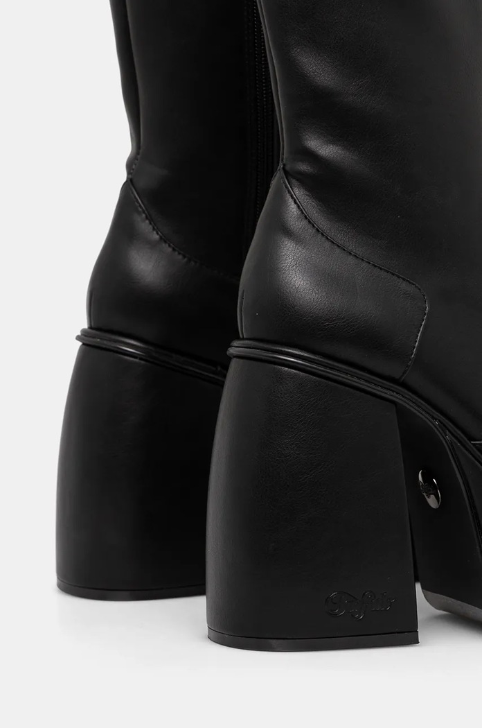 Buffalo botki Heart Bootie Buckle czarny 1220059.BLK