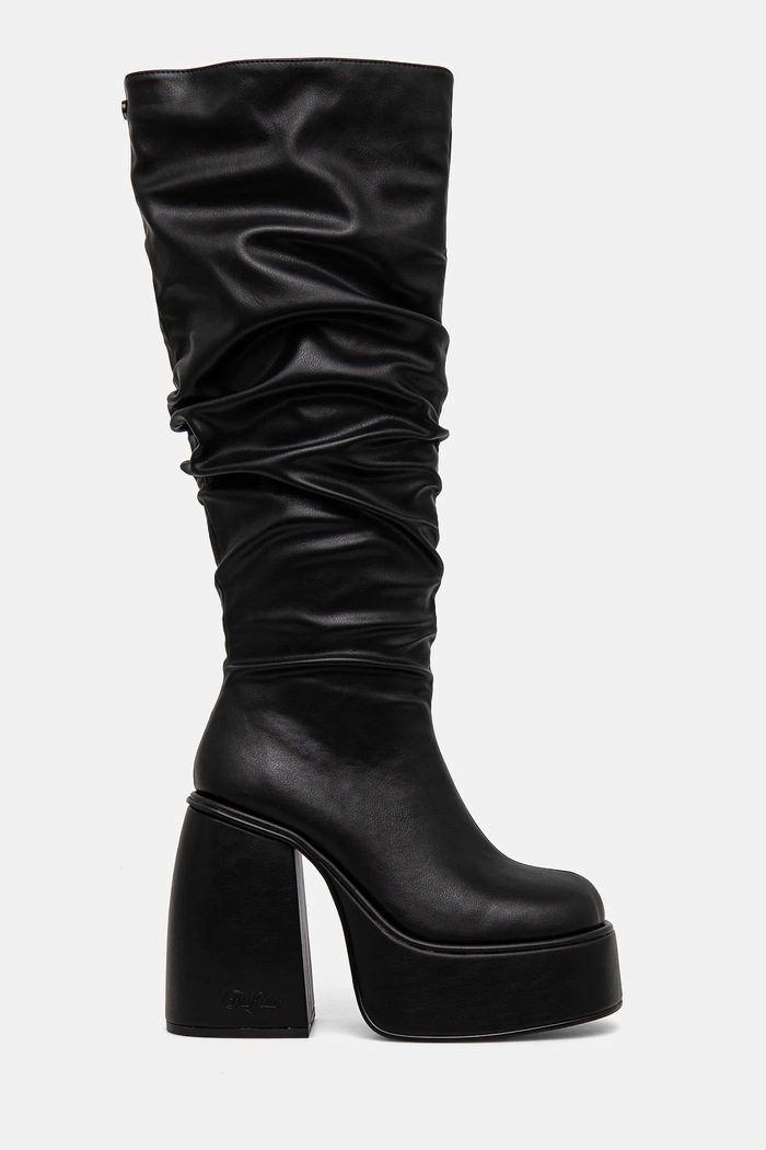 Čizme Buffalo Heart Boot Hi 1220061.BLK crna AW24