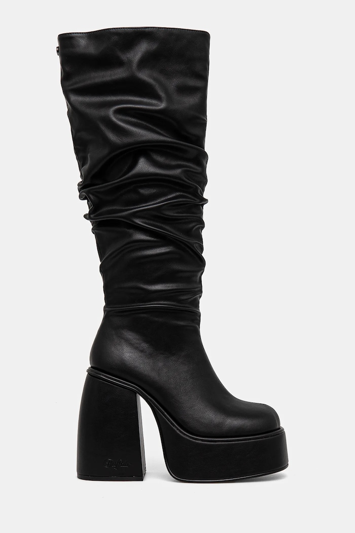 Čizme Buffalo Heart Boot Hi 1220061.BLK crna AW24