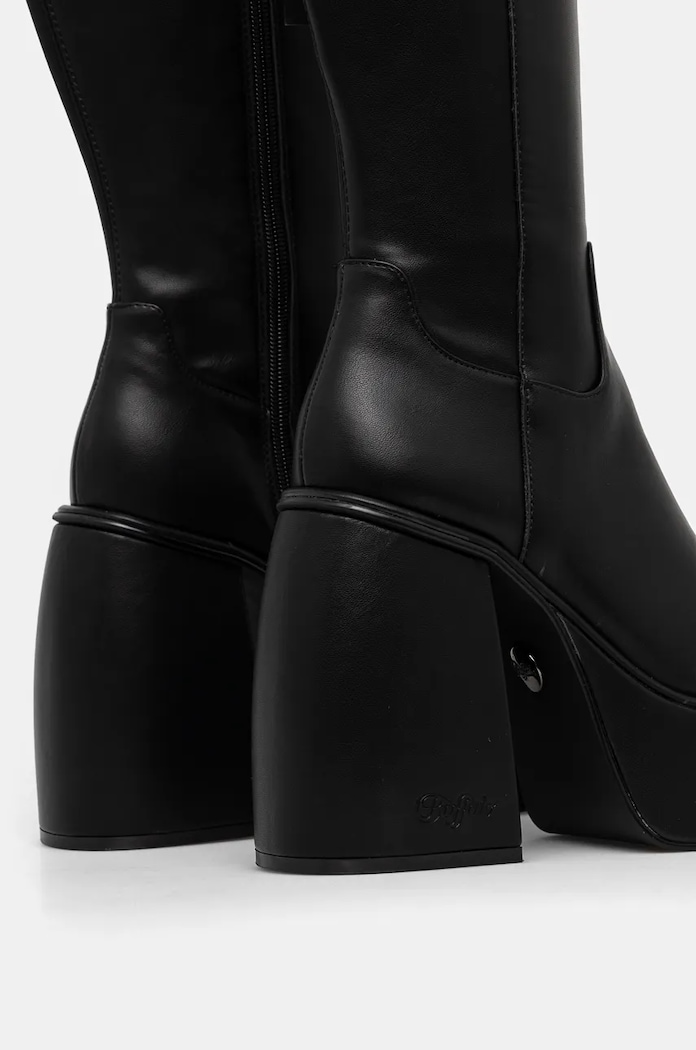 Μπότες Buffalo Heart Stretch Boot μαύρο 1220062.BLK