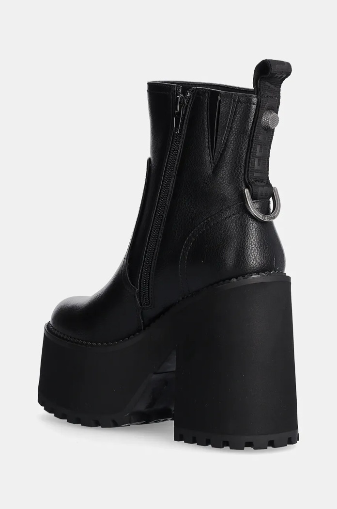Obuwie Buffalo botki Killah Zip Boot Mid 1622374.BLK czarny