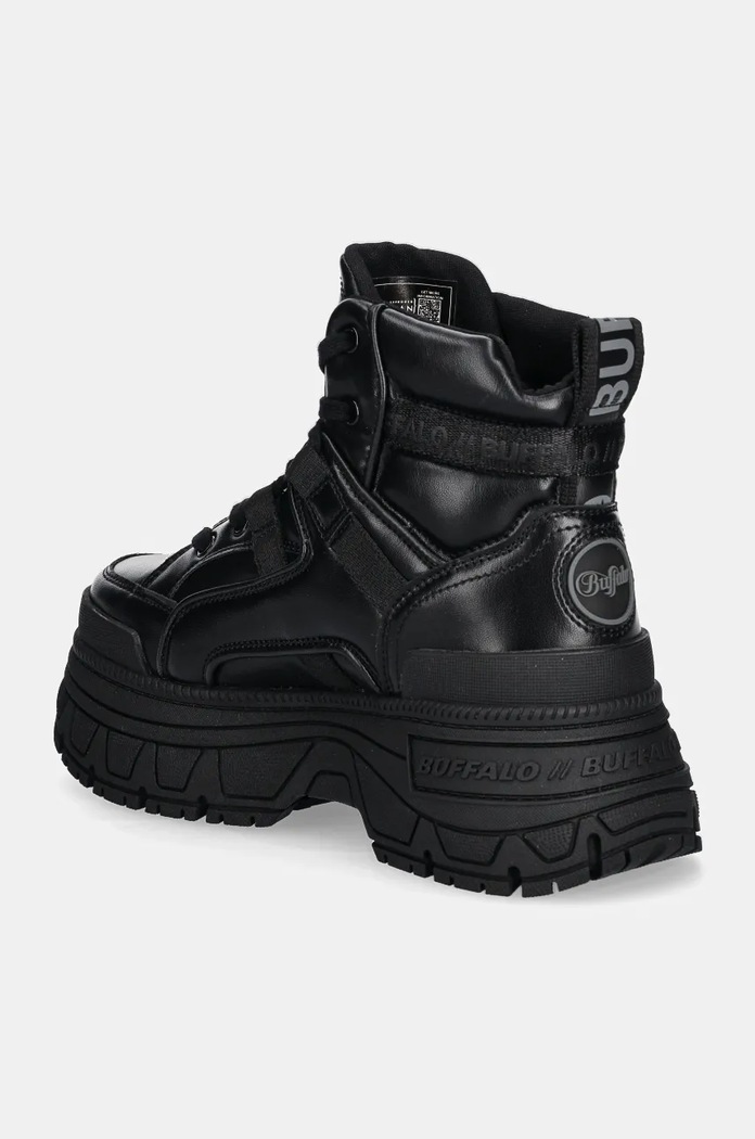 Obuwie Buffalo sneakersy Fusion Hyb Mid 1622523.BLK czarny