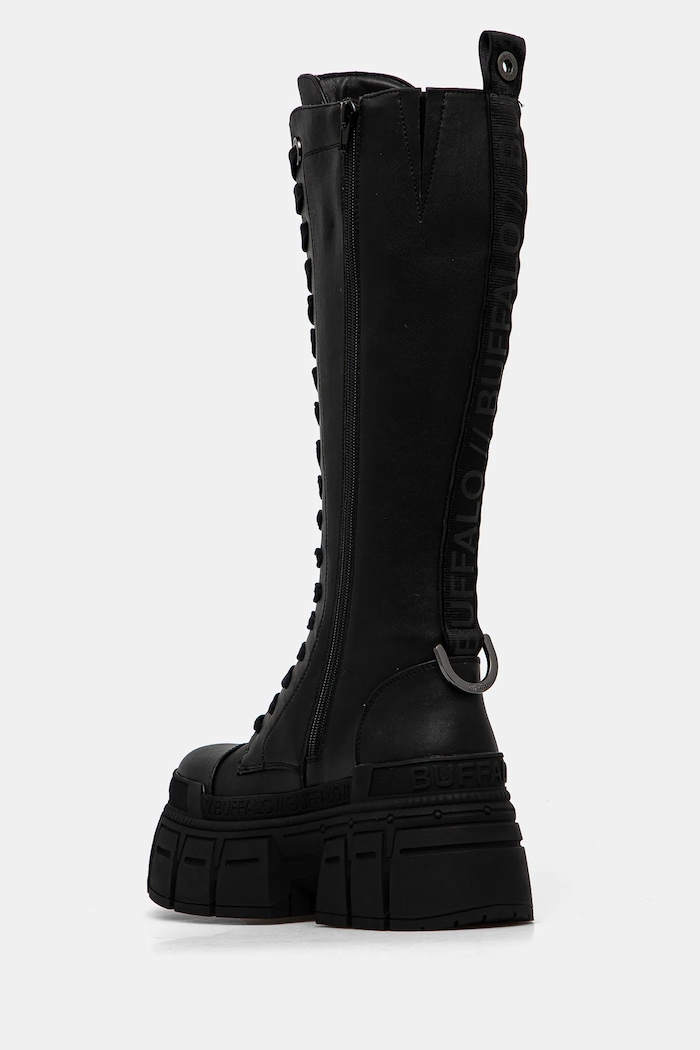 Cipők Buffalo Csizma Gospher Lace Up Hi 1622527.BLK fekete