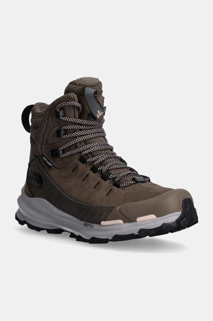 Cipele The North Face Vectiv Fastpack Insulated tekstil smeđa NF0A8AEWIX71