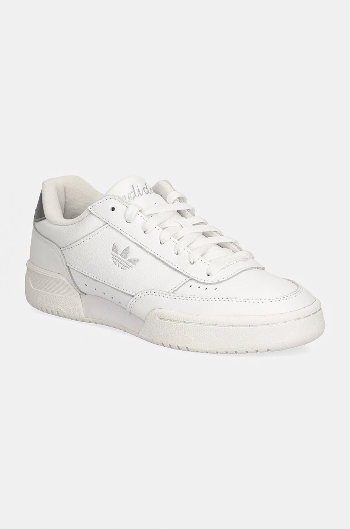 adidas Originals sneakersy skórzane Court Super płaska biały IF9433