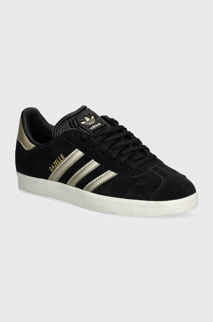 Tenisice adidas Originals Gazelle imitacija zrnate kože crna IG4397