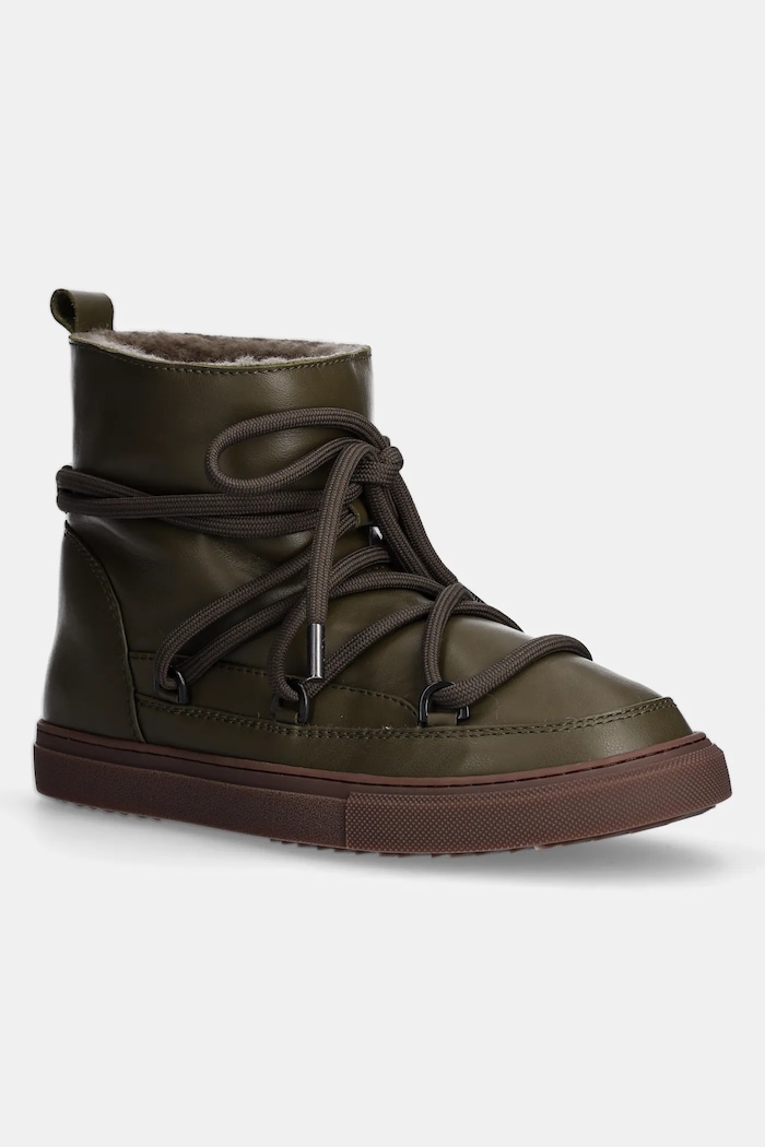 Кожени апрески Inuikii Full Leather с изолация зелен 55102.087.Green