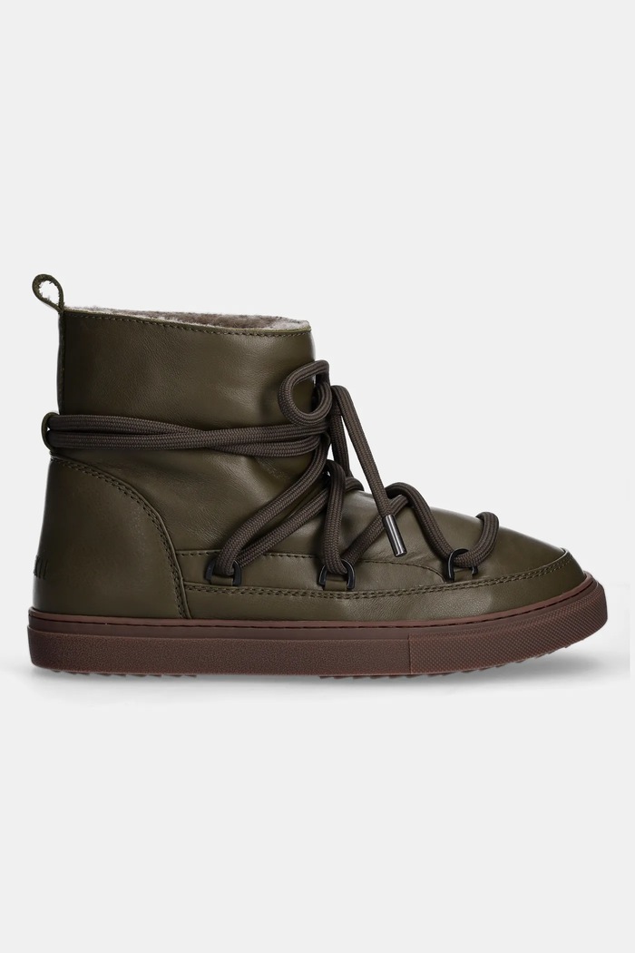 Кожени апрески Inuikii Full Leather 55102.087.Green зелен AW24