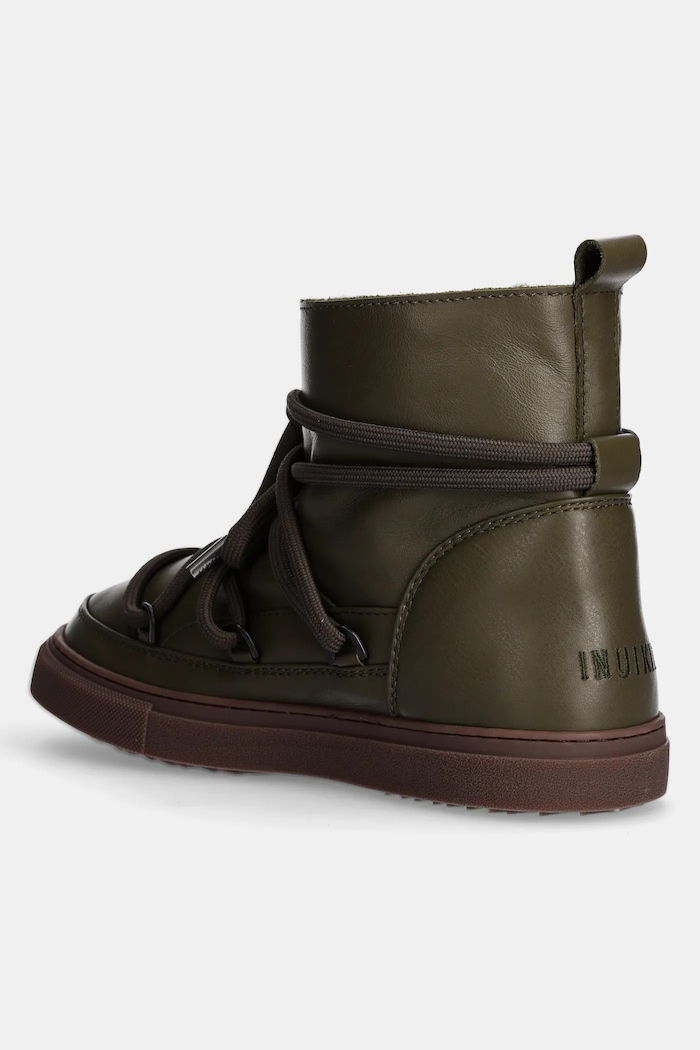 Обувки Кожени апрески Inuikii Full Leather 55102.087.Green зелен