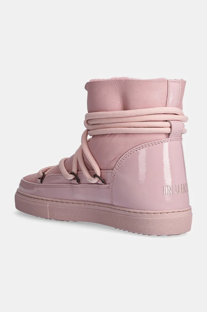 Obuća Kožne cipele za snijeg Inuikii Gloss 75202.007.Pink roza